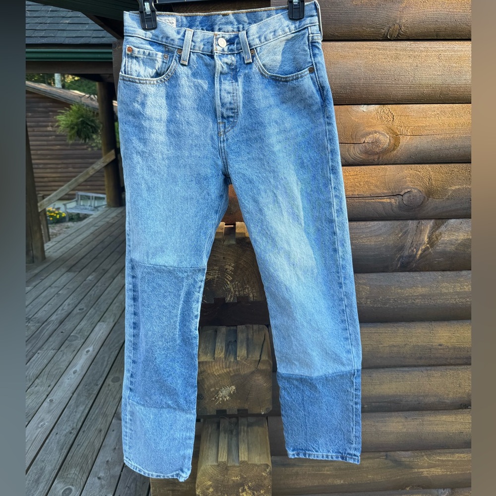 Levi's Light Blue Straight Jeans